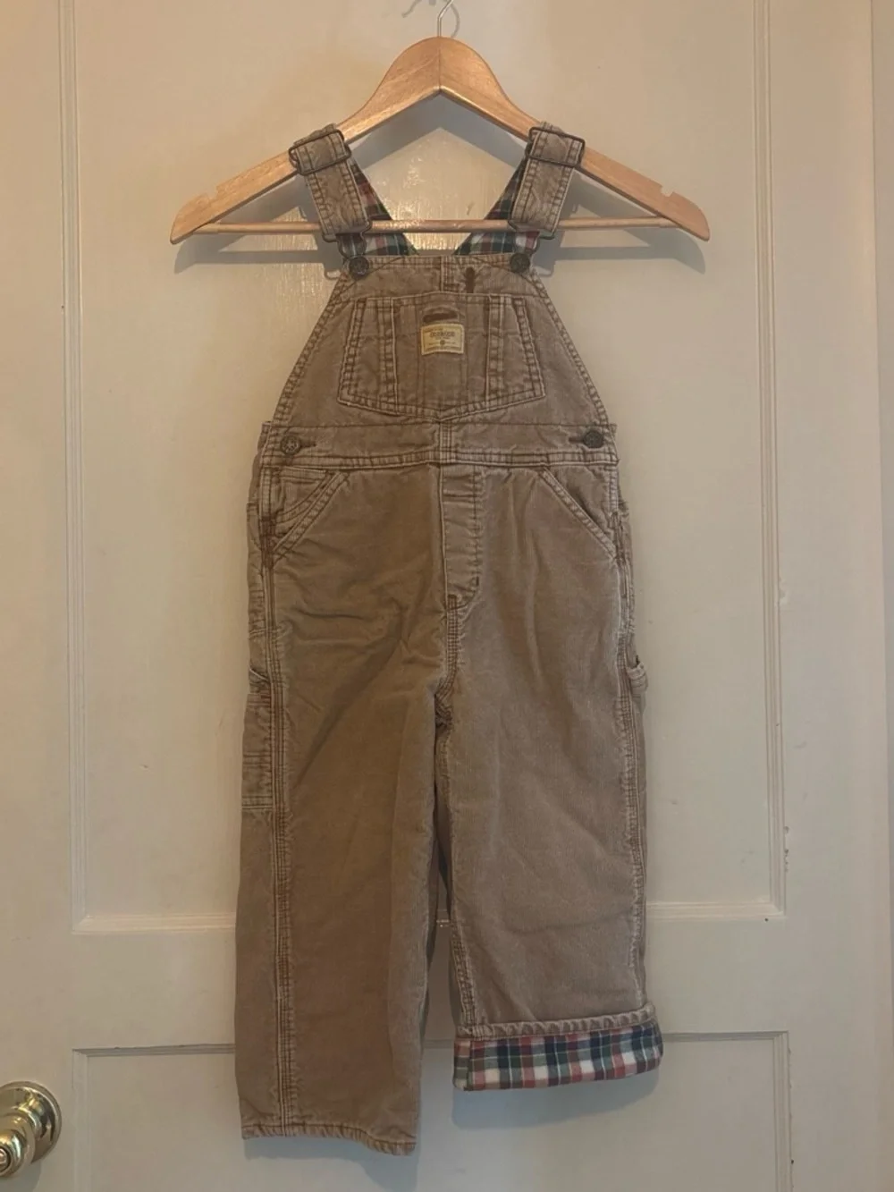 Vintage OSHKOSH Corduroy Overalls - Brown